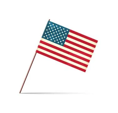 Vector grunge styled flag of usa Stock Illustration