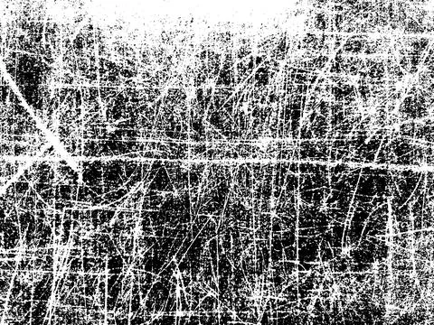 Vector grunge texture of old scratched board. Using the effect of distress Stock-Illustration