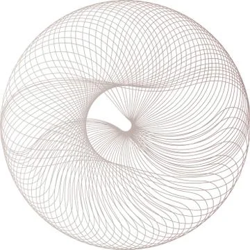 Vector Guilloche elements for certificate イラスト素材