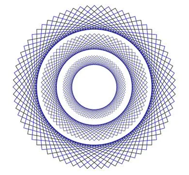 Vector Guilloche elements for certificate Stock Illustration