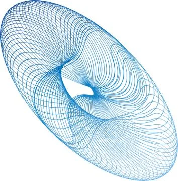 Vector Guilloche elements for certificate Illustrazione stock