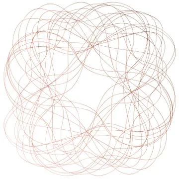 Vector Guilloche elements for certificate Illustrazione stock