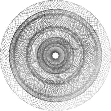 Vector Guilloche elements for certificate Illustrazione stock