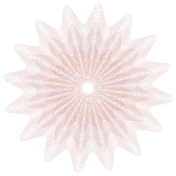 Vector Guilloche elements for certificate or diploma and currency design Stock Illustration