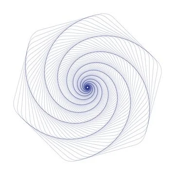 Vector Guilloche elements for certificate or diploma and currency design イラスト素材