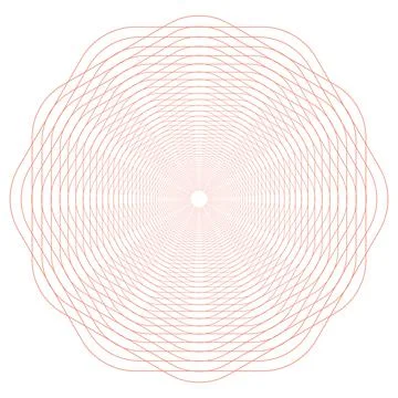 Vector Guilloche elements for certificate or diploma and currency design Stock Illustration