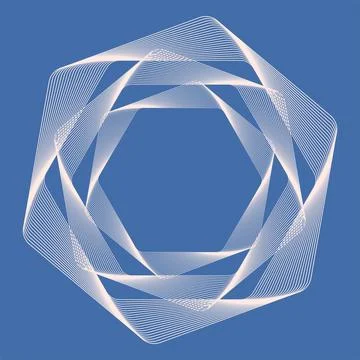 Vector Guilloche elements for certificate or diploma and currency design イラスト素材