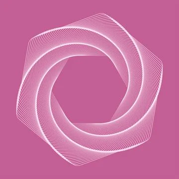 Vector Guilloche elements for certificate or diploma and currency design Stock Illustration