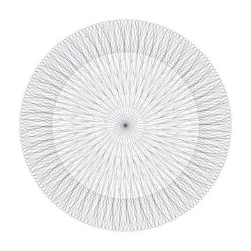 Vector Guilloche elements for certificate or diploma and currency design Stockillustratie