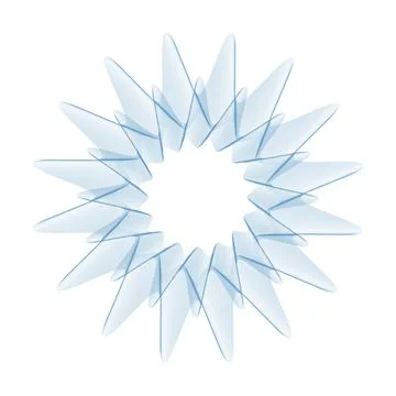 Vector Guilloche elements for certificate or diploma and currency design Stock Illustration