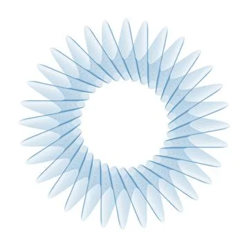 Vector Guilloche elements for certificate or diploma and currency design Stock Illustration