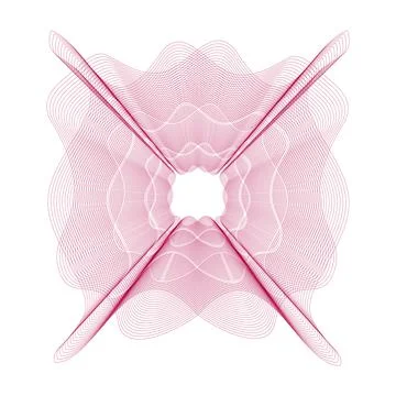 Vector Guilloche elements for certificate or diploma and currency design 스톡 일러스트