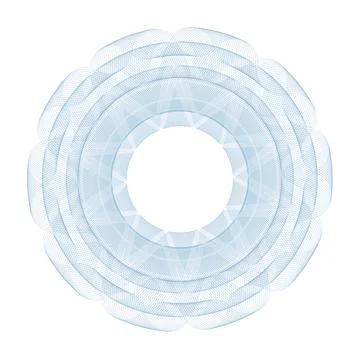 Vector Guilloche elements for certificate or diploma and currency design イラスト素材