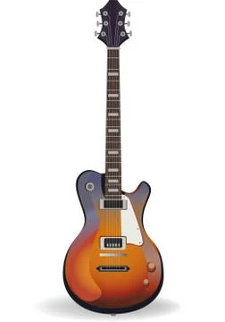 Vector guitar Illustrazione stock