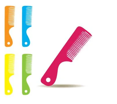 Vector Hair Brush Stock Illustration