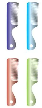 Vector Hair Brush Illustrazione stock