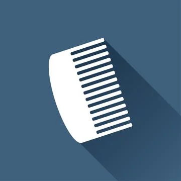 Vector hairbrush icon Stock Illustration