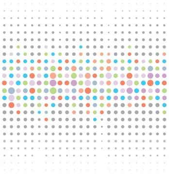 Vector Halftone Background Stock Illustration