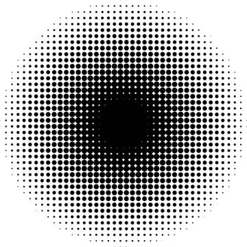 Vector halftone for backgrounds and designs 库存插图