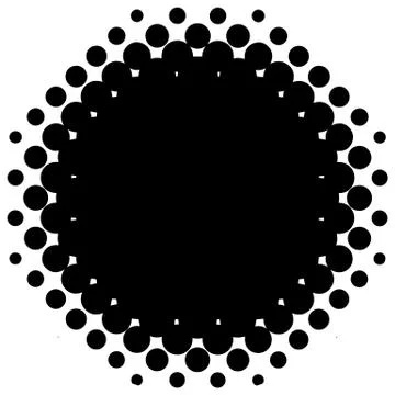 Vector halftone for backgrounds and designs 스톡 일러스트