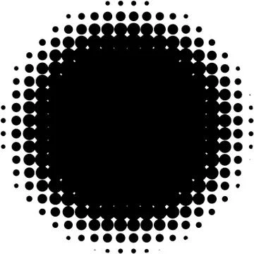 Vector halftone for backgrounds and designs Illustrazione stock