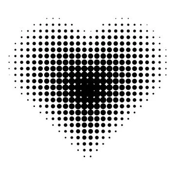 Vector halftone for backgrounds and designs Stock Illustration