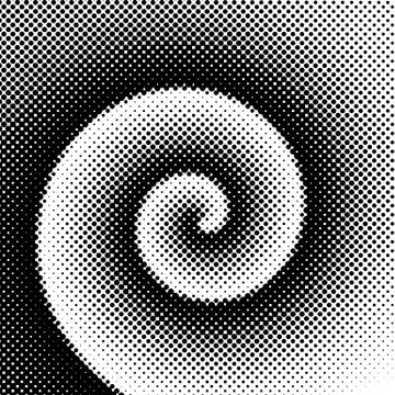 Vector halftone for backgrounds and designs Illustrazione stock