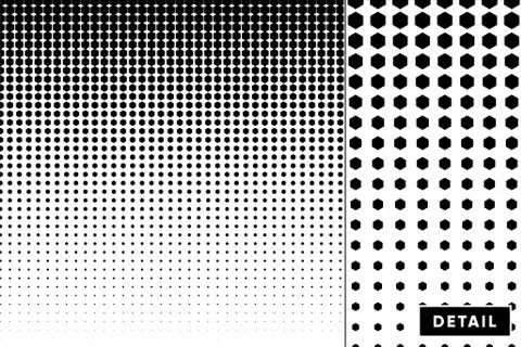 Vector halftone for backgrounds and designs イラスト素材