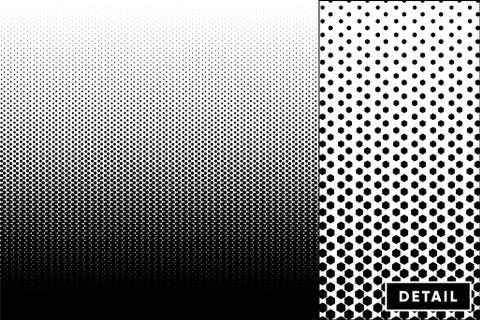 Vector halftone for backgrounds and designs Illustrazione stock