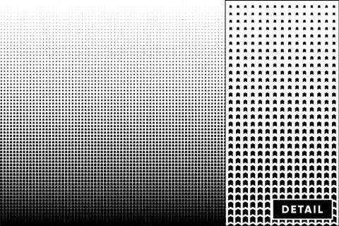 Vector halftone for backgrounds and designs Stockillustratie