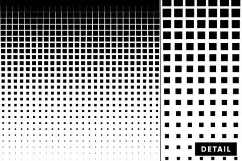 Vector halftone for backgrounds and designs Illustrazione stock