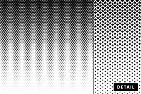 Vector halftone for backgrounds and designs 스톡 일러스트