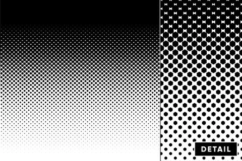 Vector halftone for backgrounds and designs 스톡 일러스트