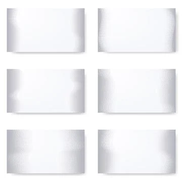 Vector halftone design elements Stock Illustration