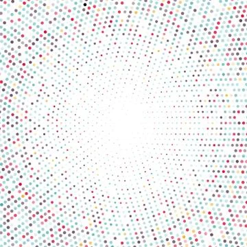 Vector halftone dots. Black dots on white background Иллюстрация