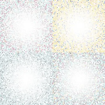 Vector halftone dots. Black dots on white background Stock Illustration