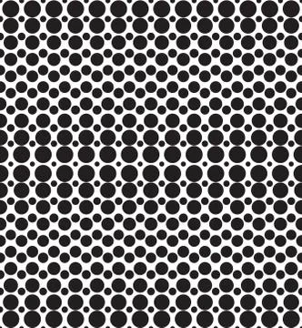 Vector halftone dots. Black dots on white background Stock Illustration