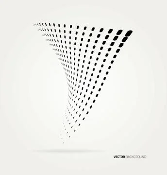 Vector halftone dots Stock Illustration