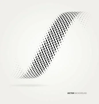 Vector halftone dots Stock Illustration