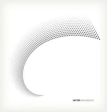 Vector halftone dots Stock Illustration