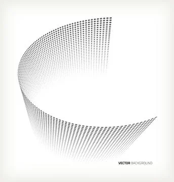 Vector halftone dots Stock Illustration