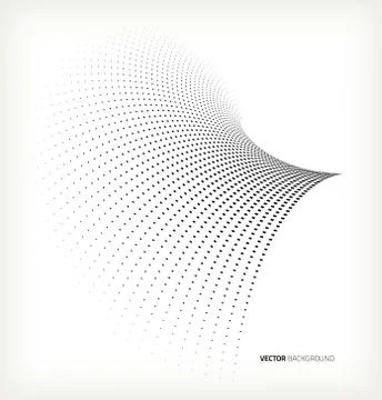 Vector halftone dots Stock Illustration