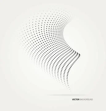Vector halftone dots Stock Illustration