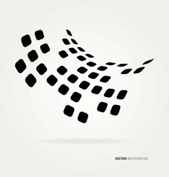 Vector halftone dots Stock Illustration