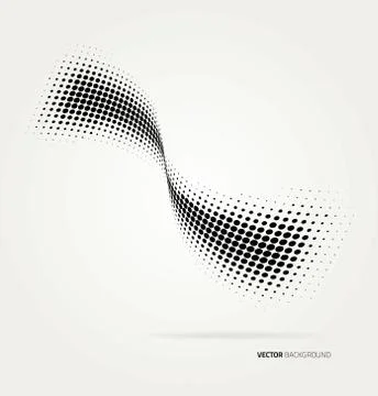 Vector halftone dots Stock Illustration