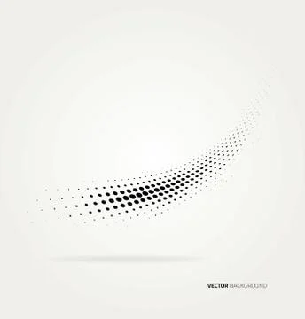 Vector halftone dots Stock Illustration