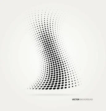 Vector halftone dots Stock Illustration