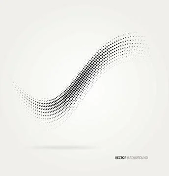 Vector halftone dots Stock Illustration