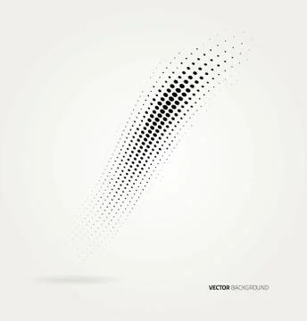 Vector halftone dots Stock Illustration
