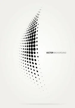 Vector halftone dots Stock Illustration